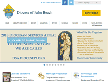 Tablet Screenshot of diocesepb.org